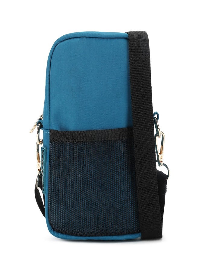 Fastrack Teal Blue Crossbody Sling Bag for Girls - Image 1